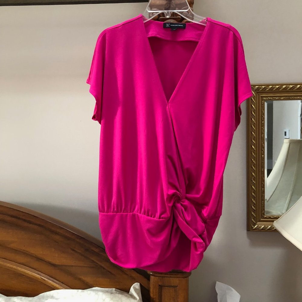 INC Hot Pink/Fuchsia top (Sz S)